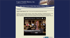 Desktop Screenshot of leaveafamilylegacy.com